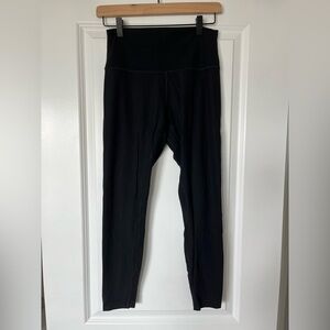 Lululemon Athletica Black Ribbed Leggings